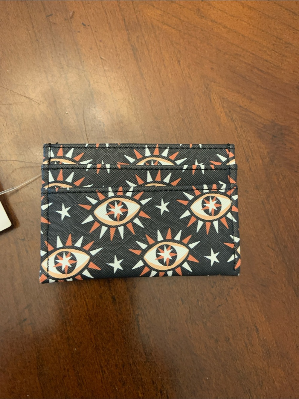 Evil Eye -Print Card Holder Wallet - Women's Accessories